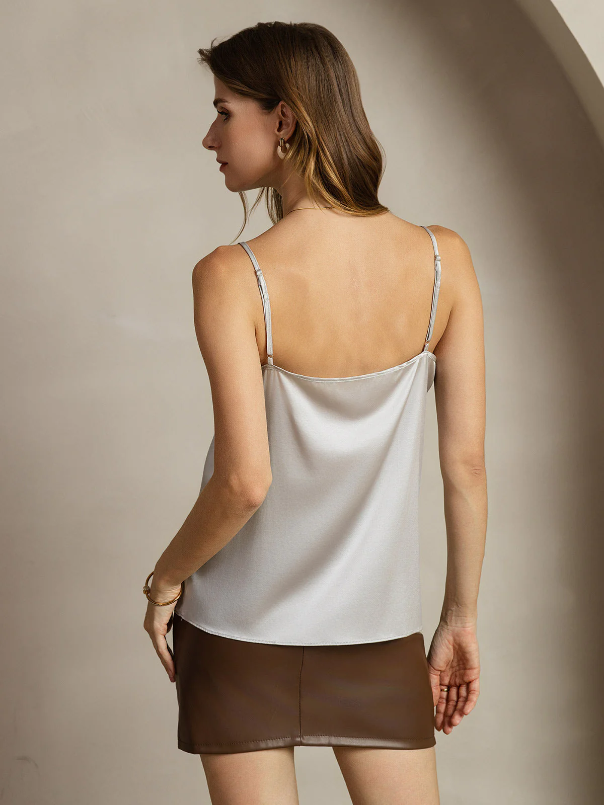 19Momme Silk Spaghetti Strap Camisoles - Image 68