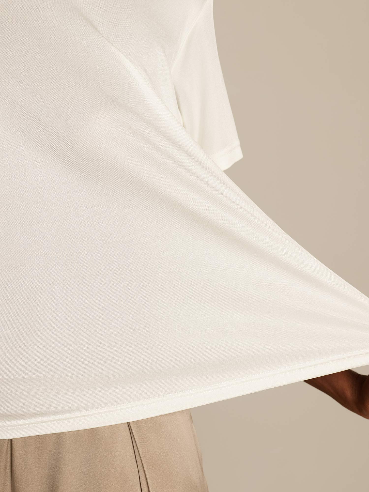 Pure Silk Short Sleeve Women's T-Shirt - Image 12