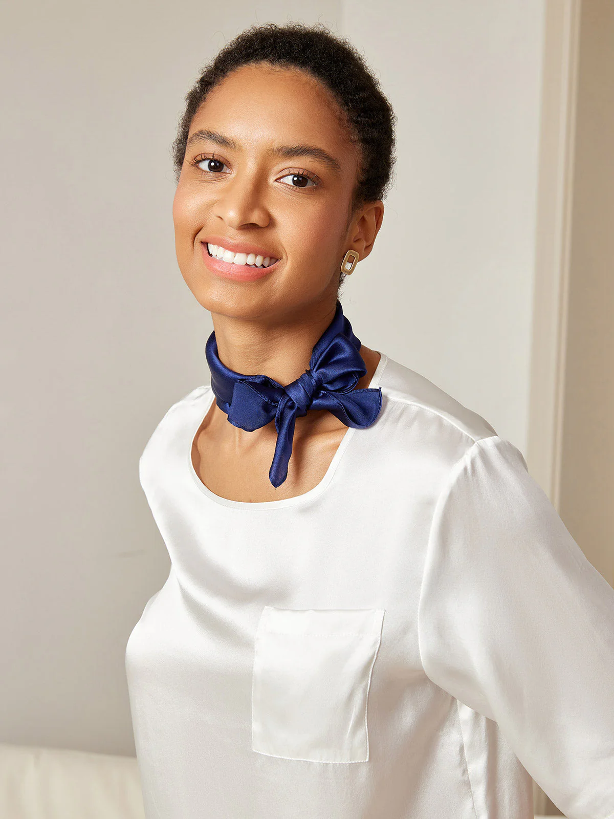 Pure Silk Square Scarf size-53x53cm - Image 21