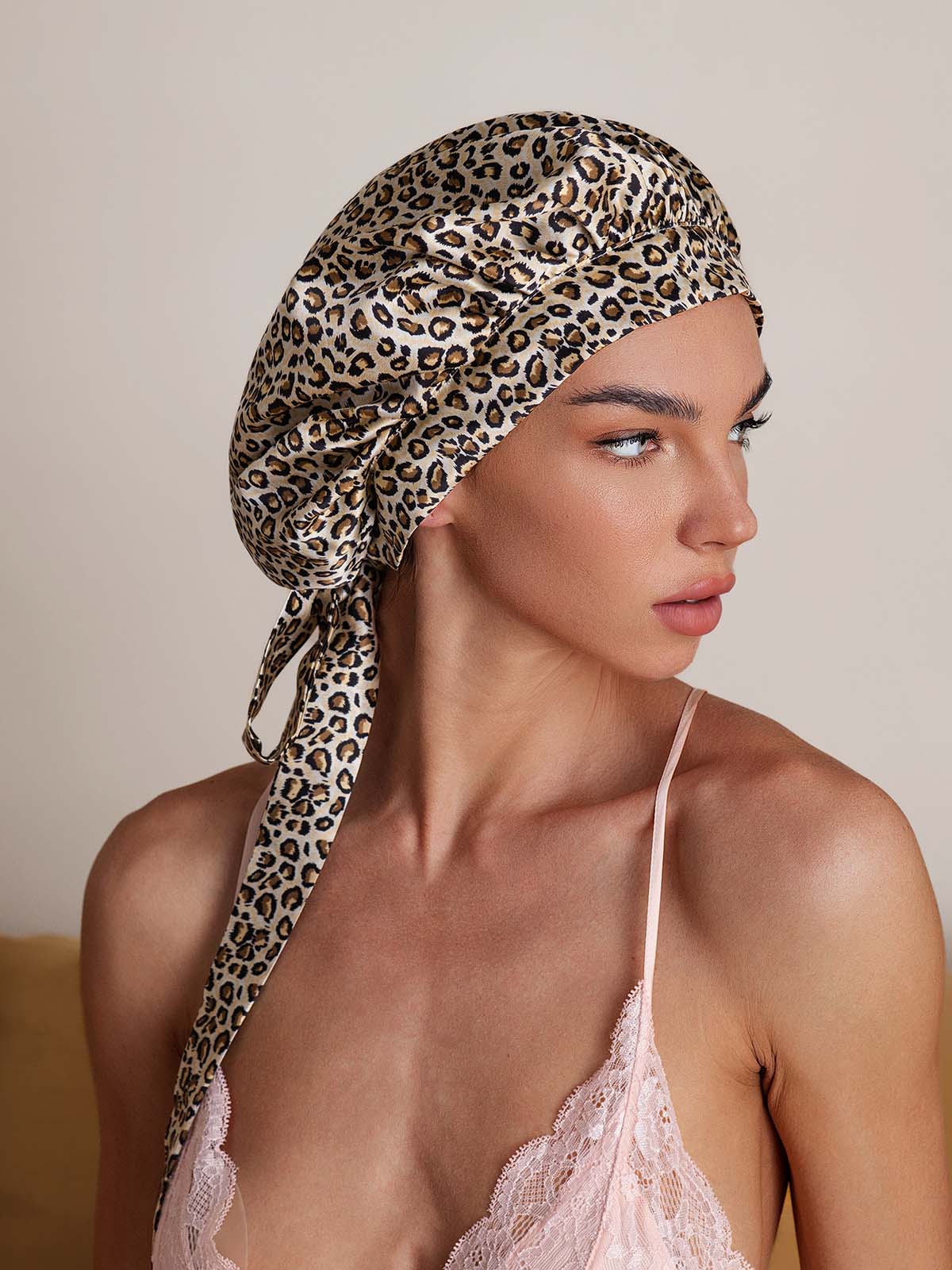 Women's 100% Mulberry Silk Bonnet with Long Ribbons - Image 25