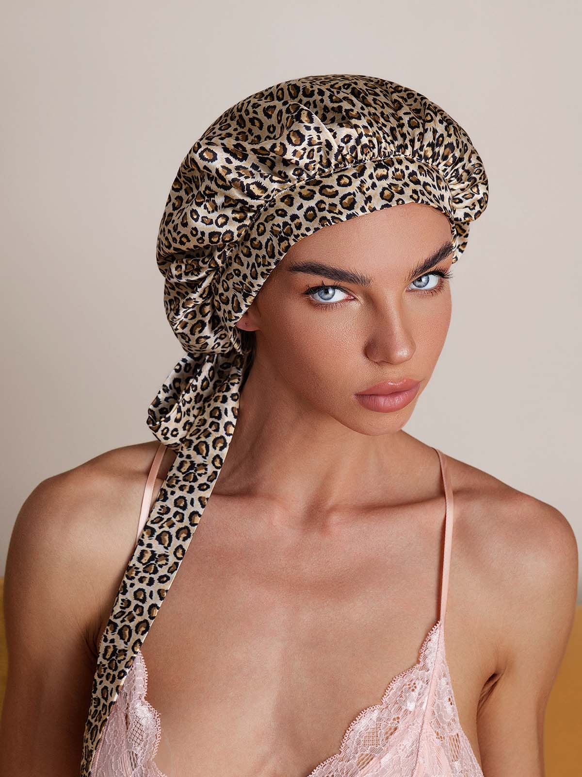 Women's 100% Mulberry Silk Bonnet with Long Ribbons - Image 27