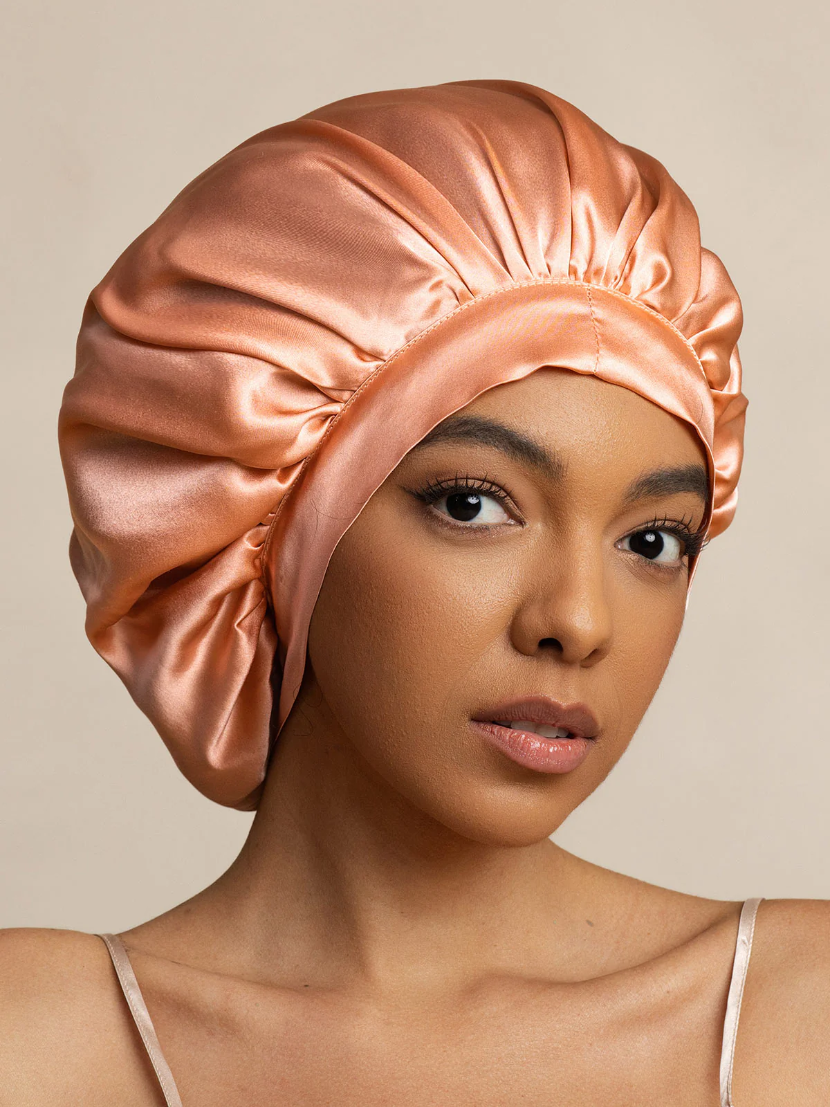 Women's 100% Mulberry Silk Bonnet with Long Ribbons - Image 50