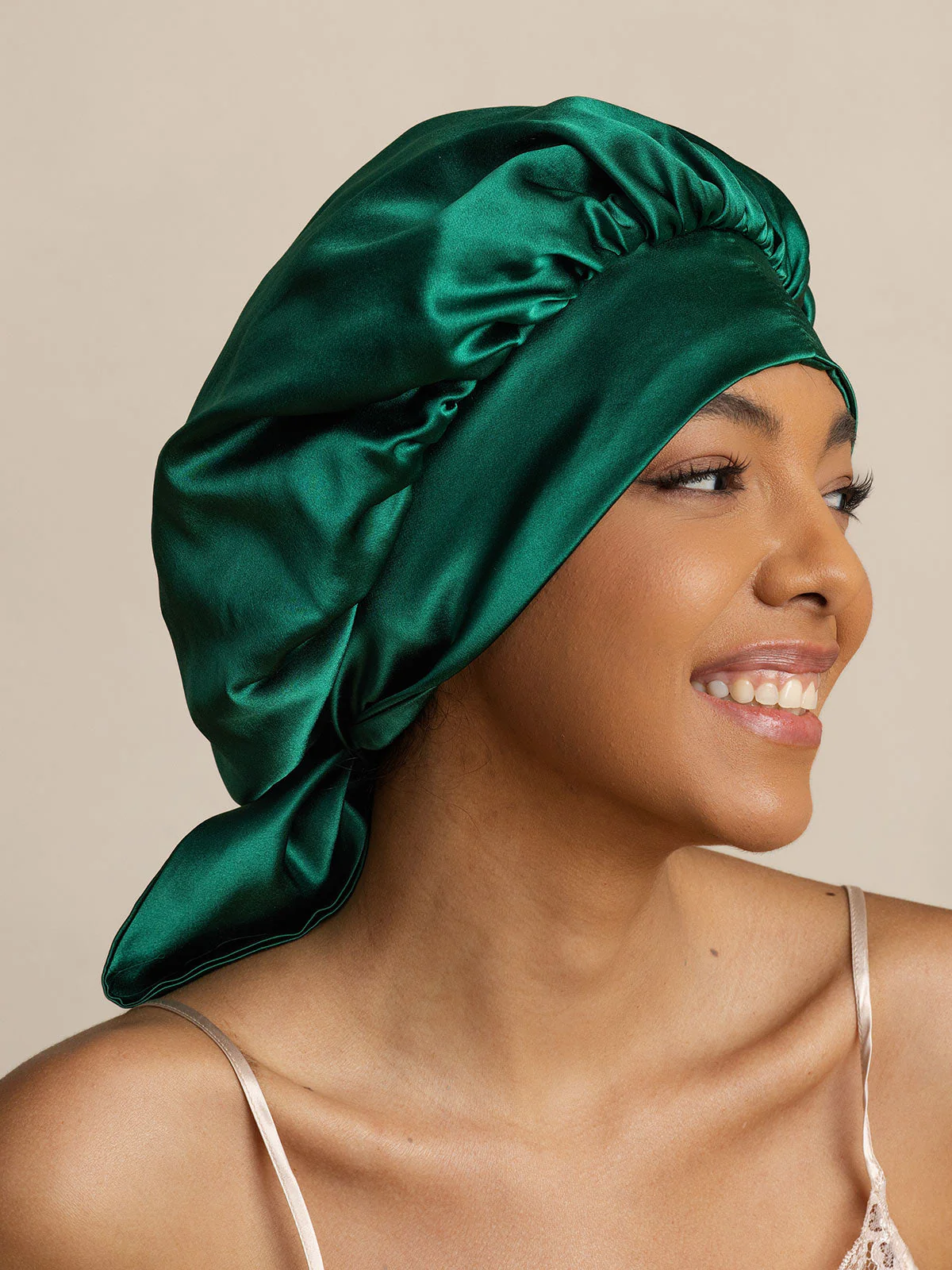 Women's Silk Casual Bonnet with Long Ribbons (Two-tone and Double-sided) - Image 11